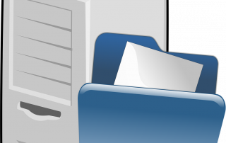 Free computer file network vector